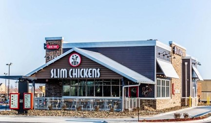 Exterior Photo of Slim Chickens restaurant site 
